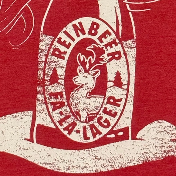Let’s Get Blitzened * Warm Weather CHRISTMAS TEE * Short Sleeves * Fa-La-Lager * - Picture 7 of 7